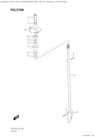 210A - Shift Rod (210A - ������������� ����)