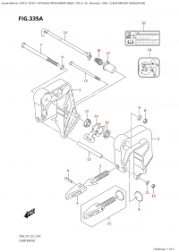 335A - Clamp Bracket (Df8A,Df9.9A) (335A -   (Df8A, Df9.9A))