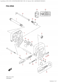 335A - Clamp Bracket (Df9.9B:p01) (335A - ��������� ������ (Df9.9B: p01))