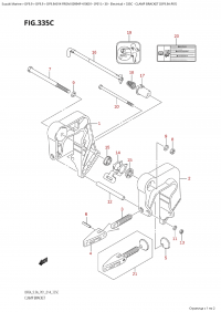 335C - Clamp Bracket (Df9.9A:p01) (335C - ��������� ������ (Df9.9A: p01))