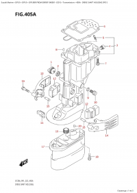 405A - Drive Shaft Housing (P01) (405A -    (P01))