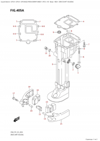 405A - Drive Shaft Housing (405A -   )