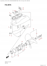 407A - Gear Case (407A - ������ ������� �������)