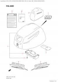 420C - Engine Cover (Df9.9A:p01) (420C - ������ ��������� (�����) (Df9.9A: p01))