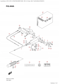 444A - Tiller Handle (Df9.9B:p01) (444A - ������� (Df9.9B: p01))