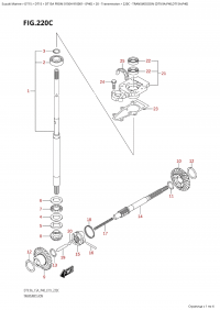 220C - Transmission  (Dt9.9A:p40,Dt15A:p40) (220C -  (Dt9.9A: p40, Dt15A: p40))