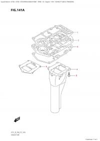 141A - Exhaust Tube (S-Transom) (141A -   (S-Transom))