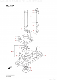 160A - Water Pump (S-Transom) (160A -   (S-Transom))