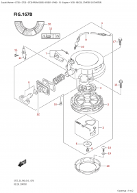 167B - Recoil Starter (E-Starter) (167B -   (  ))