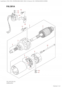 301A - Starting Motor (E-Starter) (301A -   (  ))