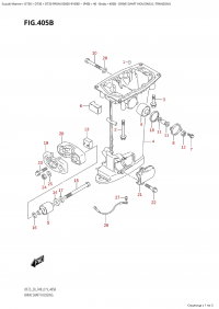 405B - Drive Shaft Housing (L-Transom) (405B -    (L-Transom))