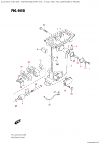 405B - Drive Shaft Housing (L-Transom) (405B -    (L-Transom))