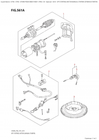 561A - Opt:starting Motor (Manual Starter) (Dt40W:m-Starter) (561A - �����: �������������� (������ �������) (Dt40W: ������ � ������ ���������))