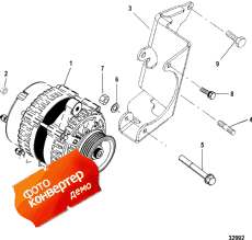 Alternator And Bracket (delco) (   (delco))