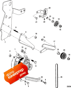 Alternator And Brackets (  s)