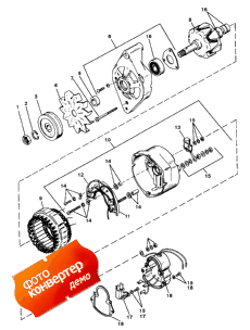 Alternator Assembly (mando # Ar-150) (����������� Assembly (mando # Ar-150))