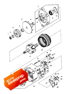 Alternator (mando # Ac-155603) ( (mando # Ac-155603))