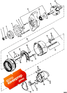 Alternator (mando #ar-150) (����������� (mando #ar-150))
