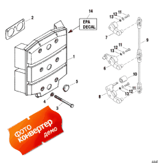 Attenuator And Carburetor Throttle Levers (Attenuator    s)