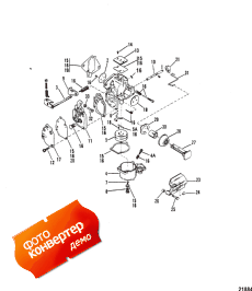 Carburetor Assembly (seapro/marathon 10) (���������� � ����� (seapro / marathon 10))