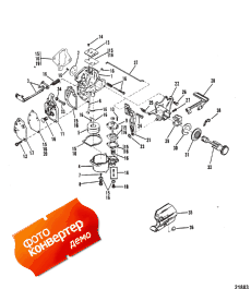 Carburetor Assembly (xr10/magnum 10) (���������� � ����� (xr10 / magnum 10))