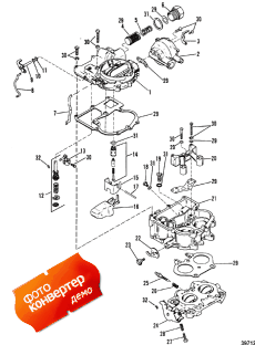 Carburetor (mercarb-2 Barrel) ( (mercarb-2 Barrel))