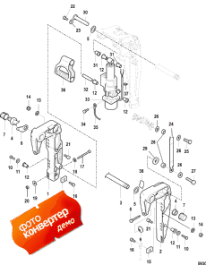 Clamp Brackets, Power Tilt ( ,  )