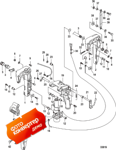 Clamp Brackets, Power Tilt ( ,  )