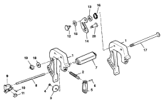 Clamp Brackets (serial # 0e143888 And Up) (  (serial # 0e143888  ))