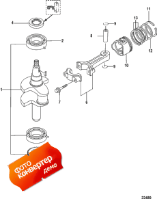 Crankshaft, Piston And Connecting Rod (,   )