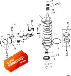 Crankshaft, Piston And Connecting Rods (,   )