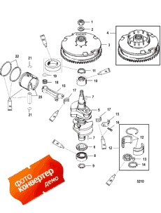 Crankshaft/piston/flywheel ( /  / )