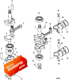 Crankshaft, Pistons And Conecting Rods (,   Conecting s)