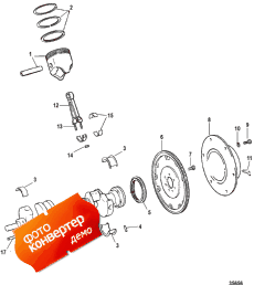 Crankshaft, Pistons And Conn. Rods (,   Conn. s)