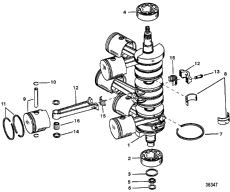 Crankshaft, Pistons, And Connecting Rods (, ,  )