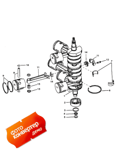 Crankshaft, Pistons, And Connecting Rods (, ,  )