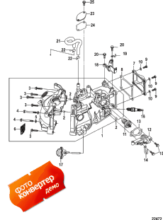 Cylinder Block, All Models-serial # 0r318096 Thru 0r448032 ( ,      # 0r318096 Thru 0r448032)