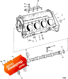 Cylinder Block And Camshaft (350 C.i.d. Roller Lifters) (     (350 C.i.d.  s))