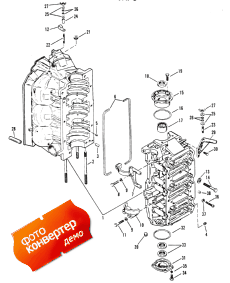 Cylinder Block And End Caps (���� �������� � End ��������s)