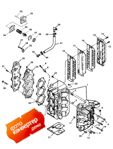 Cylinder Block Assembly (serial # 0e138600 Thru 0e181482) (  Assembly (serial # 0e138600 Thru 0e181482))