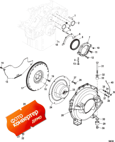 Cylinder Block (flywheel Housing And Rear Main Seal) (  (   Rear Main ))