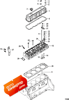 Cylinder Head And Rocker Cover (������� ����� �������� � Rocker ������)