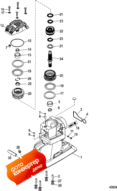 Driveshaft Housing And Drive Gears (������ ���� �������� � �������� �������s)