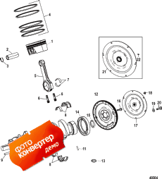 Engine Comp. (crankshaft/ Piston/ Conn. Rods) Bravo ( Comp. ( /  / Conn. s) Bravo)