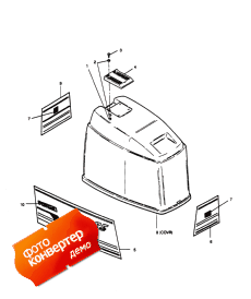 Engine Cover Bayliner Models (������ ��������� (�����) Bayliner Models)