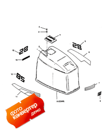 Engine Cover Maxum Models (������ ��������� (�����) Maxum Models)