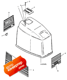 Engine Cover Maxum Models (������ ��������� (�����) Maxum Models)