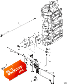 Engine Harness (serial Number 1b227000 And Up) (��������� ���� �������� (�������� ����� 1b227000 � ����))