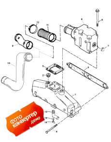 Exh. Manifold & Cast Iron Exhaust Elbow (Exh.  & Cast Iron  Elbow)