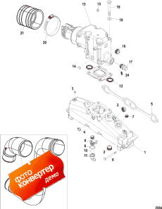 Exhaust Manifold, Elbow And Pipes ( , Elbow  s)